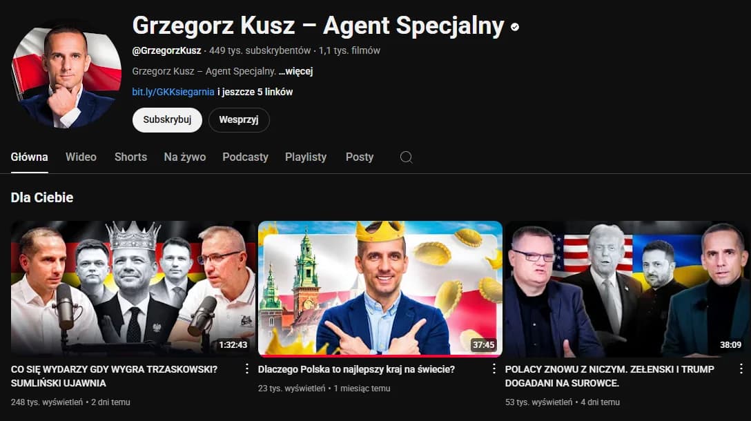 Grzegorz Kusz Header